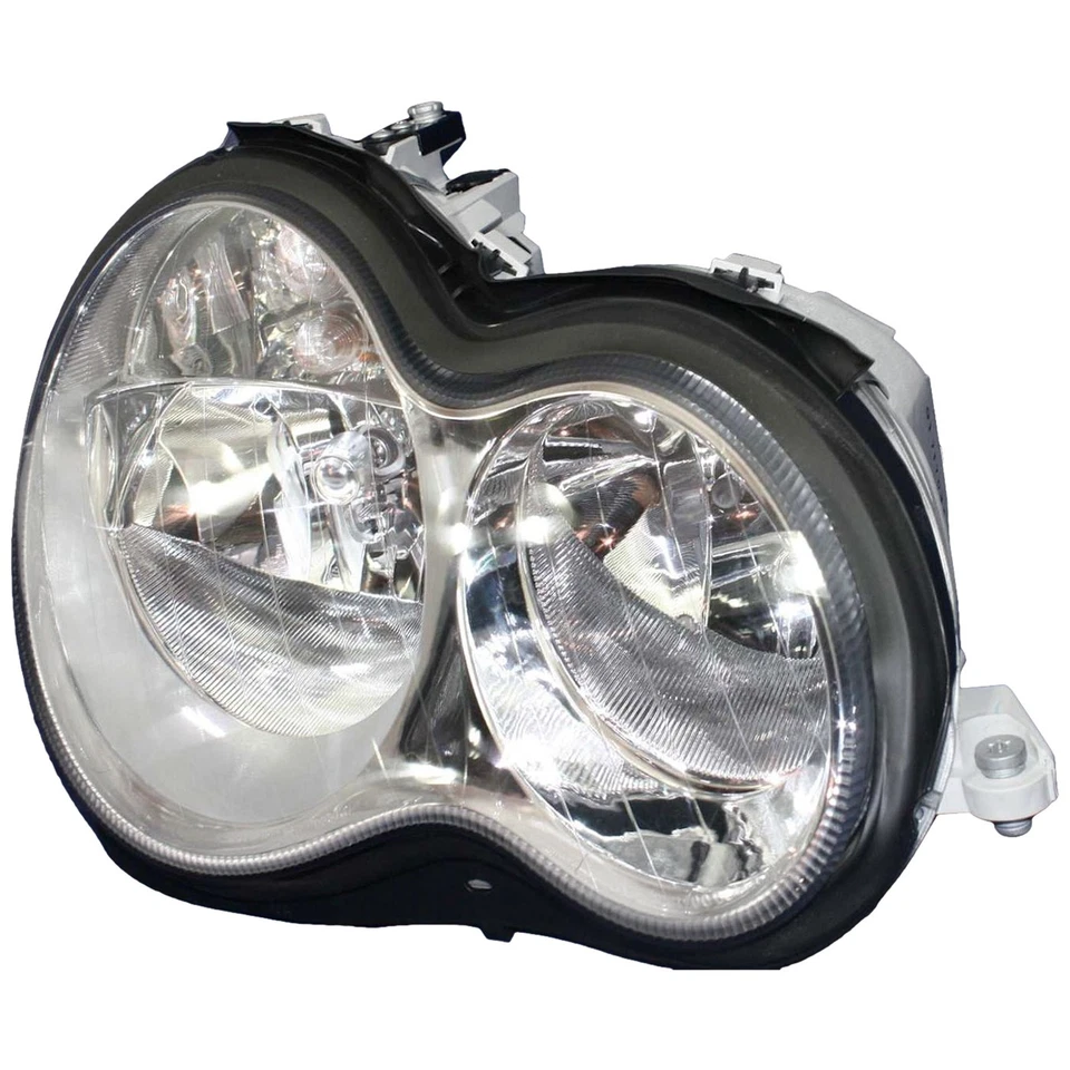 Headlight Set For 2005-2007 Mercedes Benz C230 2006-07 C280 Left Right With Bulb - Image 4 of 4