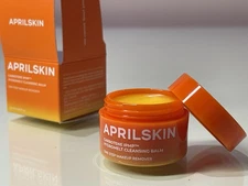 NIB APRIL SKIN Carrotene IPMP Hydromelt CLEANSING BALM for Face .33oz 10ml