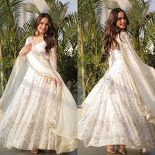 Bollywood Designer Anarkali Suit Indian Wedding Party Wear Dress Readymade Gown