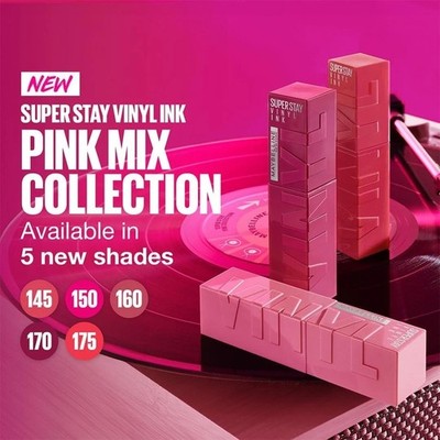 Maybelline New York Superstay Vinyl Ink Liquid Lipstick, Tempting