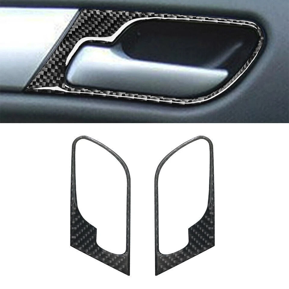 Juego completo de 21 piezas de cubierta de tablero de instrumentos de fibra de carbono para BMW X5 2000-2006 Foto 3 de 4