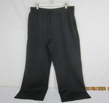 All in Motion Airy Sleek High Rise Wide Leg Pant Black- Women's Size L