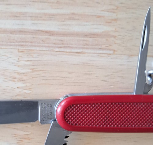 Vtg Victorinox Safari Trooper Survival Knife Sawback Swiss Army Folding Knife - Picture 23 of 23