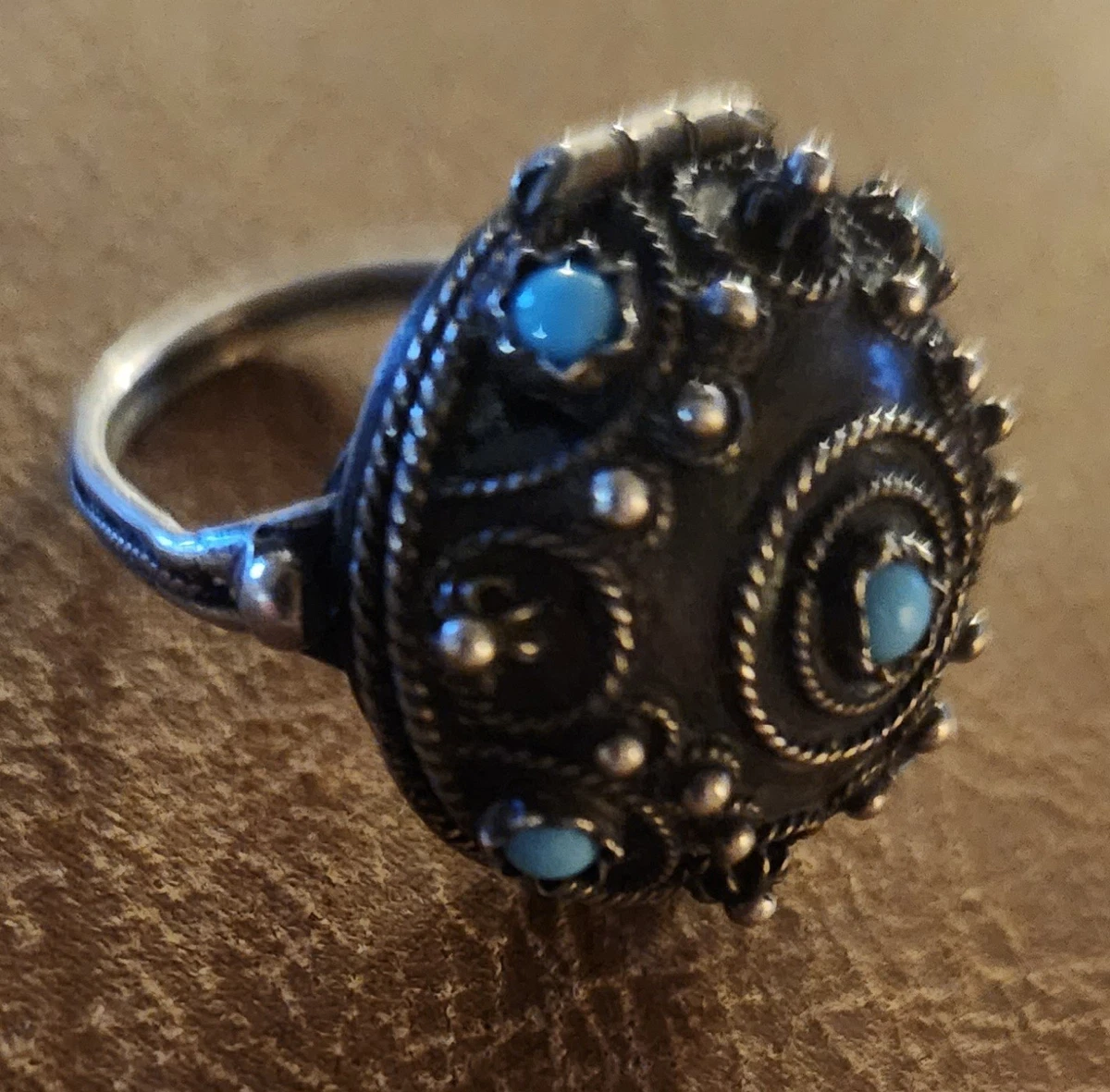 Vintage Poison Ring In Retro Fine Rings for sale - eBay