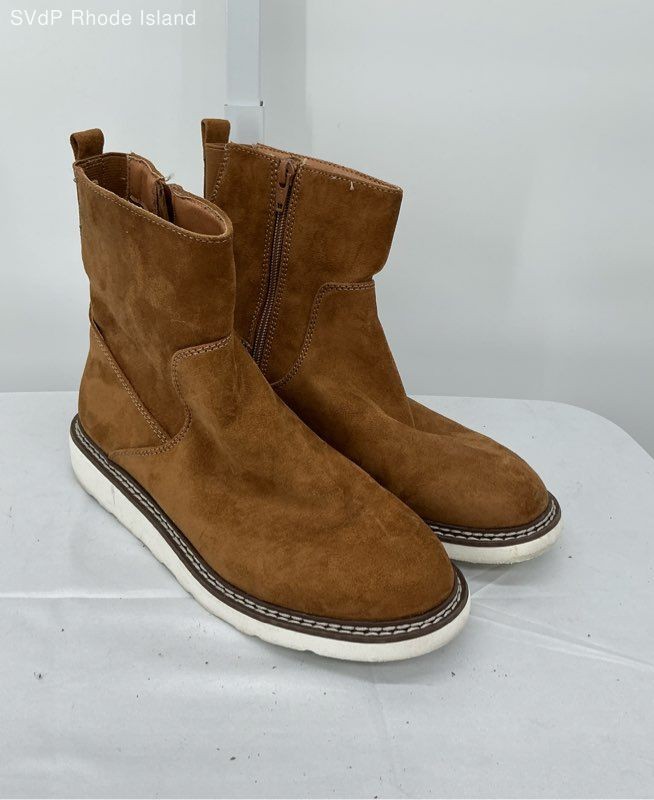 Universal Threads Brown Round Toe Boot Women 8 - image 2