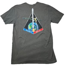 SpaceX (Large) TShirt CRS-6 SES12 Dragon Falcon 9 Rocket Program Satellite