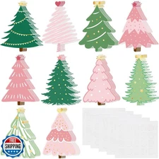 Ctosree 50 Pcs Christmas Bulletin Board Decorations 10 Styles 6" 