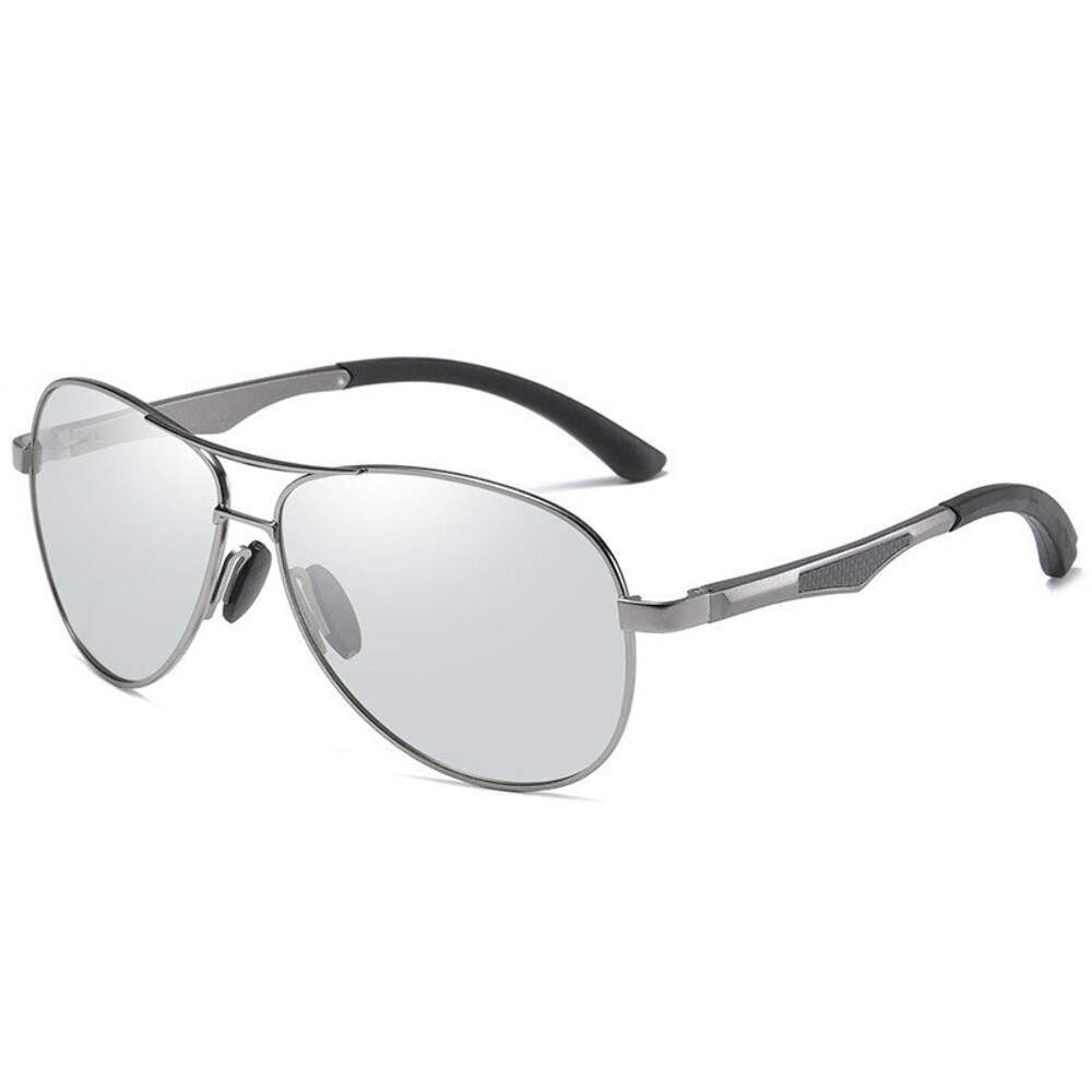 Photochromic Sunglasses with Polarized Lenses, Aluminum Magnesium Frame, Anti-Gl