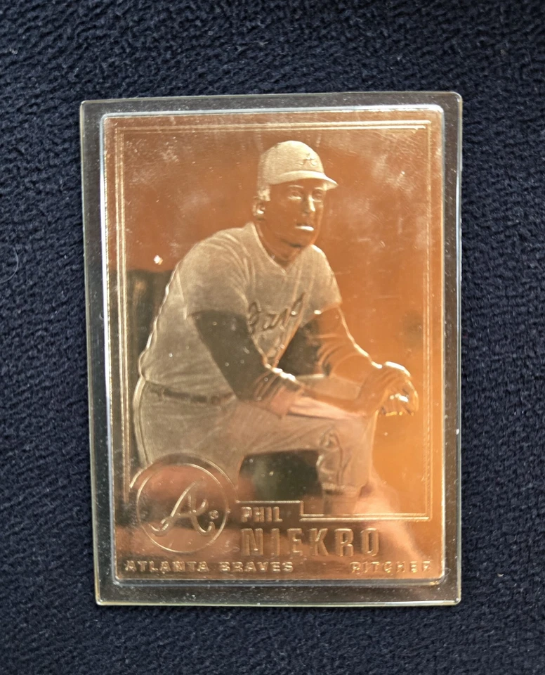 Lote de 20 tarjetas de béisbol 1996 Danbury Mint oro 22KT como nuevas Foto 2 de 4