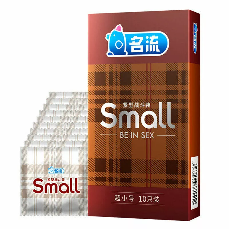 10Pcs Small Size Ultra Thin Latex Condom for Men Sex Products Tight Condoms 45mm