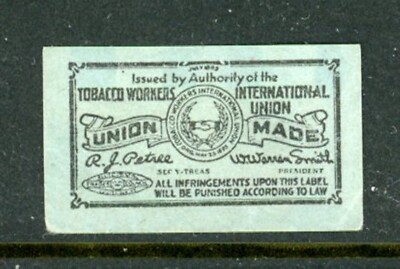 US Cinderella - Tobacco Workers Union Stamp - MH-NG (18-C223)