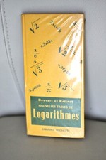 nouvelles tables logarithmes à 5 décimales Bouvart et Ratinet 1957 - TBE