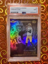 2020 Panini Illusions RC #8 Jordan Love Packers Rookie PSA 9 MINT