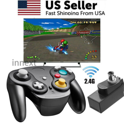 2.4G Wireless Controller Gamepad Joystick for Nintendo GameCube NGC Console US