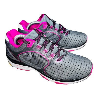 ABEO Pro Solace Women s Dark Grey Berry Walking Shoes Size 10 *NO INSOLES*