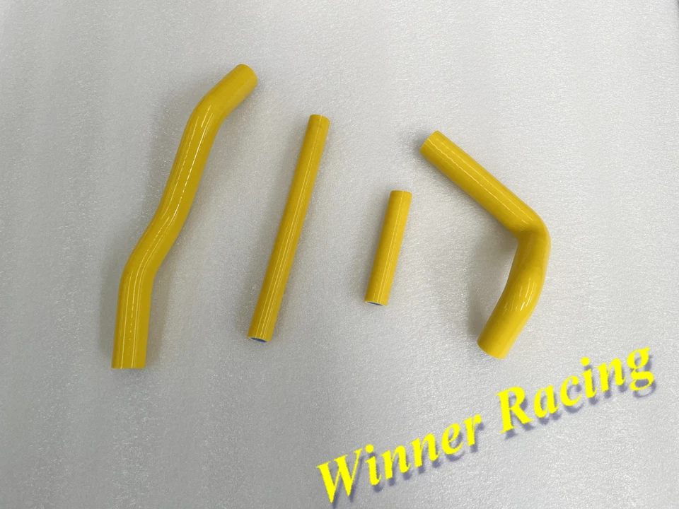 For  SUZUKI RM125 2001-2008 Aluminum Radiator+Yellow Hose - Image 4 of 4