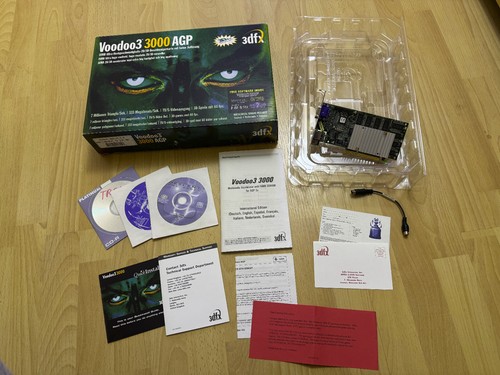 3DFX Voodoo 3 3000 AGP OVP Sammler RAR - Afbeelding 2 van 3