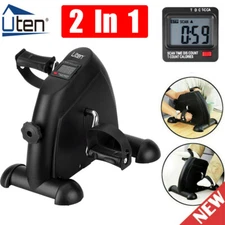 US Mini Pedal Exercise Bike Resistance Leg/Arm Rehab Trainer W/LCD Gym Office