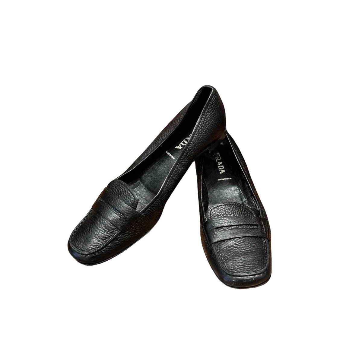 Prada calzature donna loafers cheap