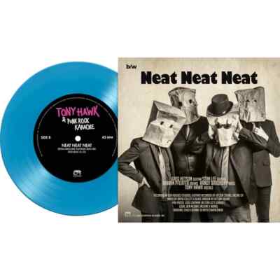 The Damned Neat Neat Neat / The Jam In The City: Punk Rock Karaoke blau 7 Vinyl