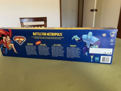 2000 Superman BATTLE FOR METROPOLIS Superman Lois Lane Lex Luthor Brainiac - Picture 2 of 6