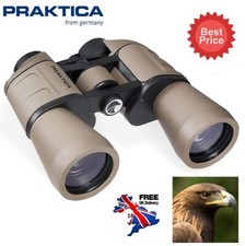 PRAKTICA Falcon 10 x 50 mm Binoculars - Sand PRA185 (Stock of UK)