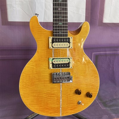 Factory Private Stock Santana Retro Electric Guitar Flamed Maple Top Old-Style