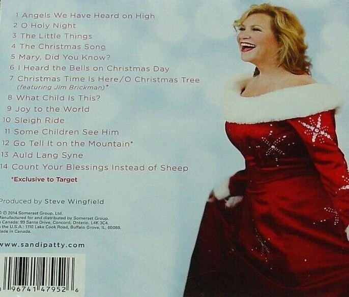 Sandi Patty Christmas Blessings (NEW CD, 2014) Target edition with bonus tracks - Image 2 of 2