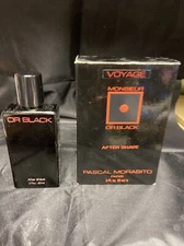 Voyage Monsieur OR Black After Shave Splash Mens 3.0 floz BY PASCAL MORABITO NIB