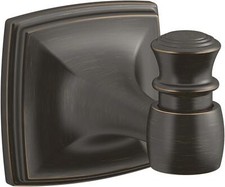 KOHLER Robe Hook, Bath Robe Hook, Grand Collection, Oil Rubber Bronze, K-26540-2