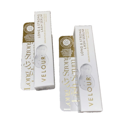 2 Pack Velour Long & Strong Lash Serum 0.13oz Each - New in Box