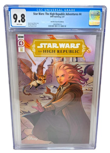 💫STAR WARS: THE HIGH REPUBLIC ADVENTURES #4 CGC 9.8 1:10 Retailer Incentive