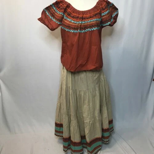 Ethnic/Trajes Vintage campesina, juegos y Suit Separates para Mujeres
