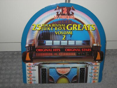 Doppel-LP V.A. ''25 Rock Revival Juke Box Greats, Vol. 2'', 50er/60er Rock´n Roll!