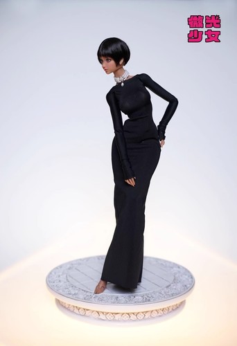1/6 Black Color Evening Long Dress Skirt F 12”Female Action Figure Accessoriess - Picture 3 of 28