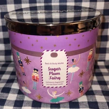 ALL NEW Sugar Plum Fairy 3-Wick Candle 25-45 burn hours 14 oz Bath & Body Works