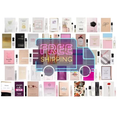 Women Designer High end Perfume Sample Vials - Choose your Scent & Free shipping