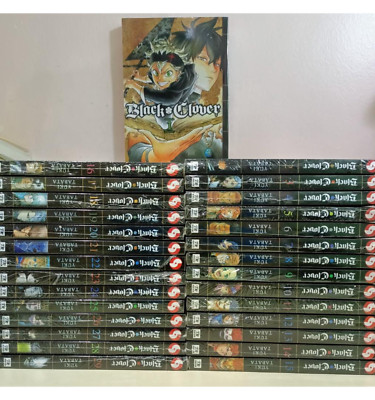 Black Clover English Manga Full Set Comic Volume 1-36 Yuki Tabata Fast Shipping