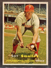 1957 Topps Set-Break #397 Roy Smalley NM-MT OR BETTER *JAYSACE*
