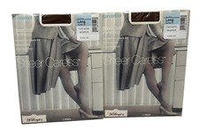 Vtg Women's WORTHINGTON Sheer Caress Sandalfoot Pantihose Nylons Long SUNTAN 03
