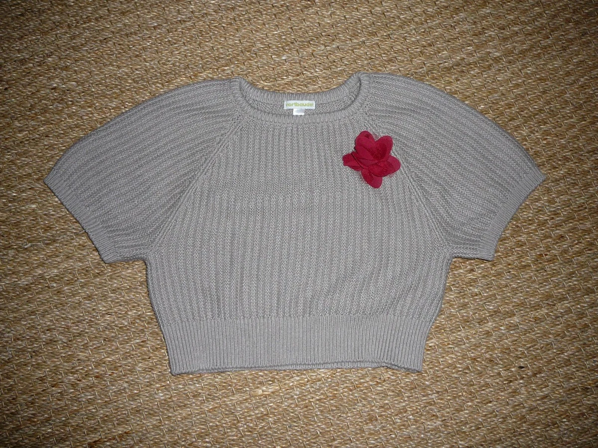 Pull fille 5 ans petite fleur angora c r monie Vertbaudet eBay