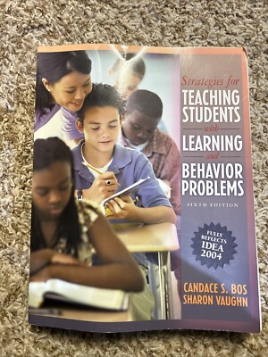 strategies for teaching students with learning And Behavior Problems 6th Edition