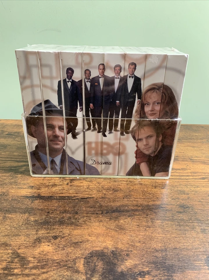New Sealed 1999 HBO FYC Drama VHS 8 Tape Sopranos Rat Pack Oz Lansky Jack Bull Foto 3 de 4