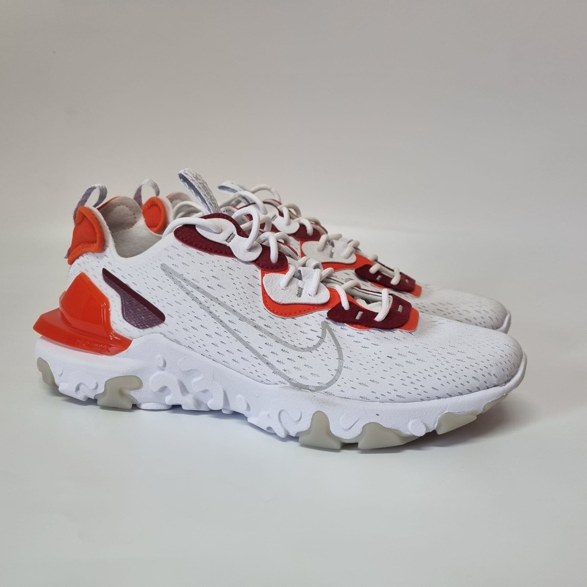 Size 13 Nike React Vision White Team Red for sale online