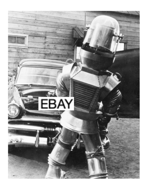 TOBOR THE GREAT 1954 MOVIE PHOTO #1 SCI-FI ROBOT 5X7!