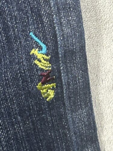 Vintage Coogi Jeans Mens 34x34 Blue Y2K Rare Baggy Street Skater Actual 34x33 - Picture 5 of 22