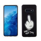 Handyhülle für Samsung Galaxy S10e Schutzcase Backcover Bumper Etuis Schwarz