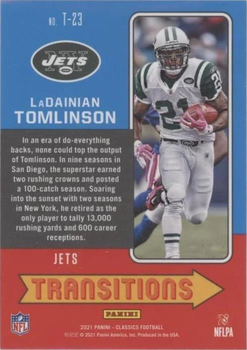 2021 Panini Classics LaDainian Tomlinson #T-23