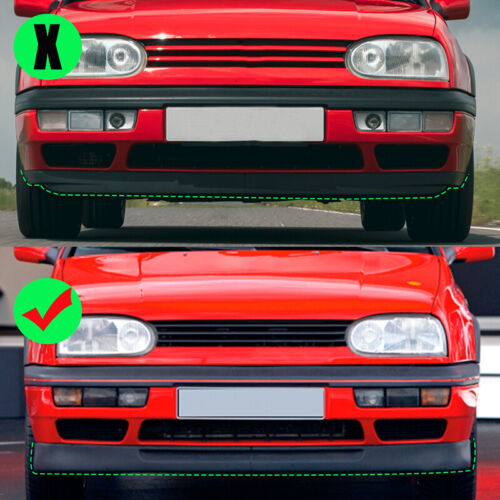 Alerón de barbilla divisor de labios profundos para parachoques delantero para Golf MK3 VR6 1993-1999 Euro. - Imagen 2 de 10