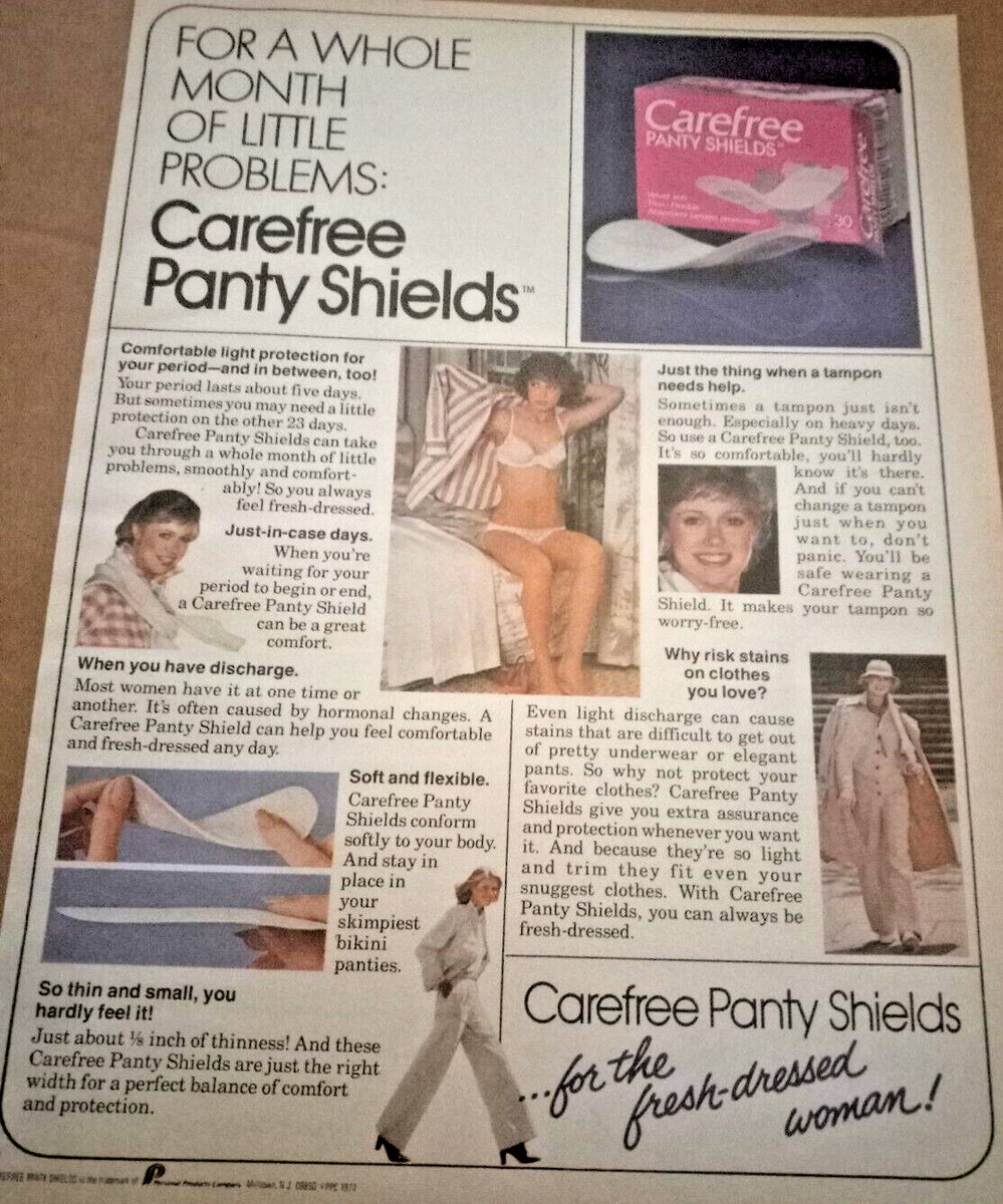 1978 print ad - Carefree panty shields CUTE girl JAYNE MODEAN model  Advertising | eBay